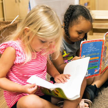 niños leyendo