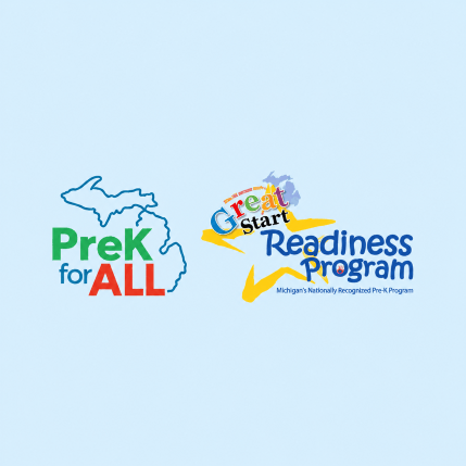 great start readiness logo and prek for all