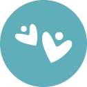 two heart icons