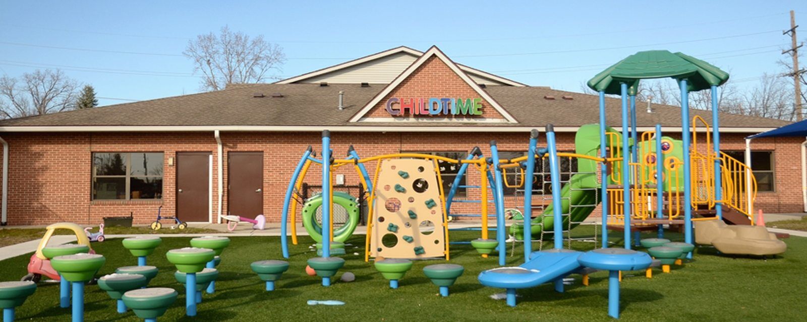 Outdoor playground at Childtime
